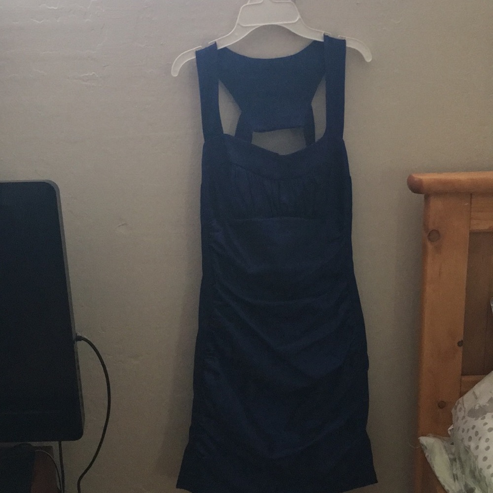 Navy blue dress
